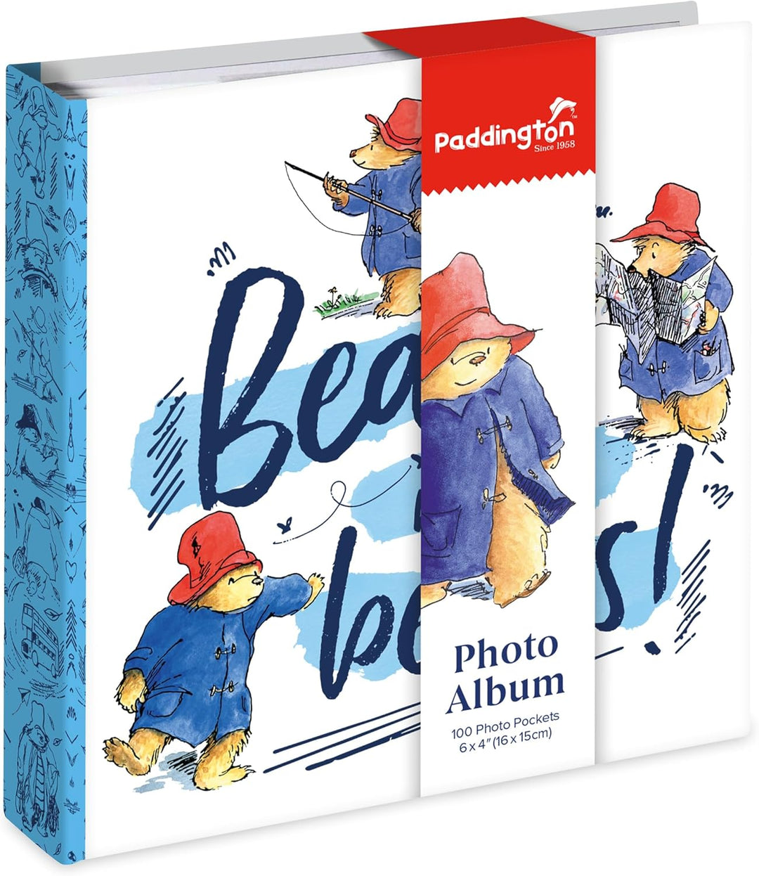 Robert Frederick Fotoalbum, für 100 Fotos à 15 x 10 cm, Paddington-Design