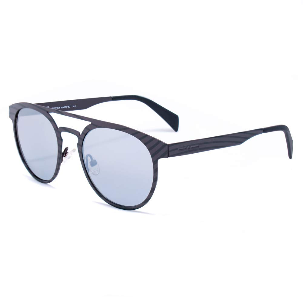 Italia Independent Unisex-Erwachsene 0020T-WOD-057 Sonnenbrille, Grau (Gris), 51.0