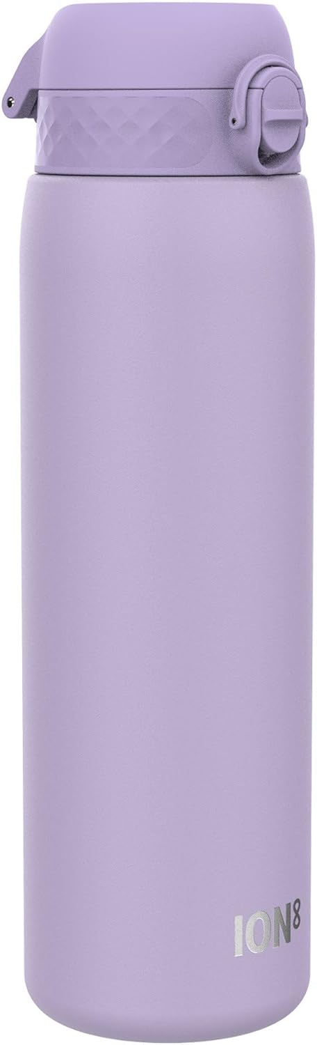 Ion8 Vakuumisolierte Edelstahl-Trinkflasche, 1 Liter, 920 ml, Auslaufsicher, Einhandöffnung, Sichere