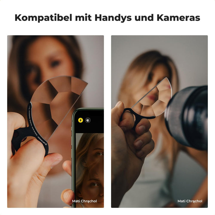 K&F Concept Nano-B Serie 100mm Handheld Halbkreis Kaleidoscope Filter, Halbkreisprisma Effektfilter,