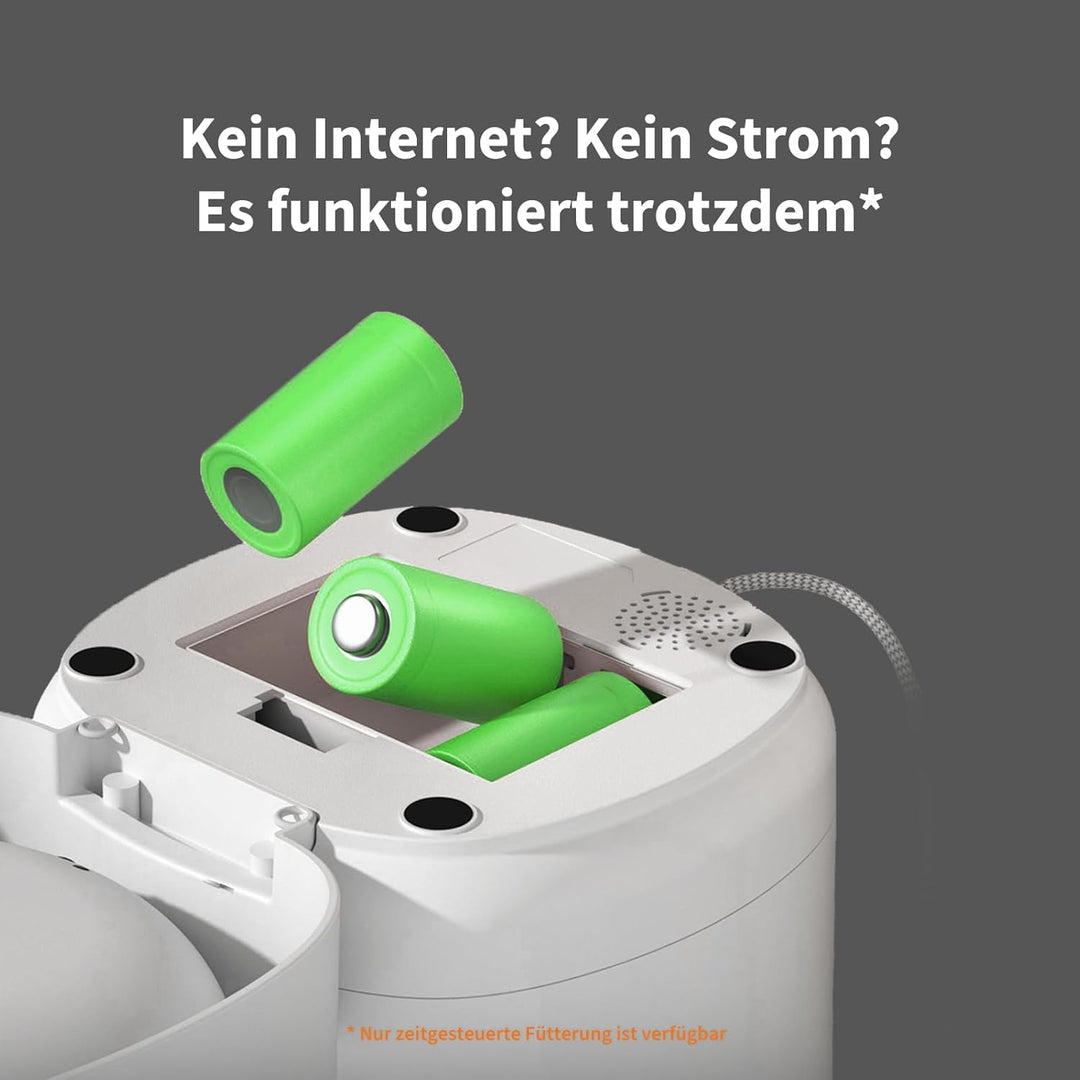 Aqara Smarter Futterautomat C1, ERFORDERT AQARA Zigbee 3.0 HUB, Futterautomat für Katzen und Hunde,
