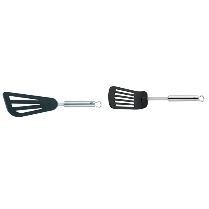 WMF Profi Plus Pfannenwender Silikon 32 cm, Cromargan Edelstahl teilmattiert & Profi Plus Pfannenwen