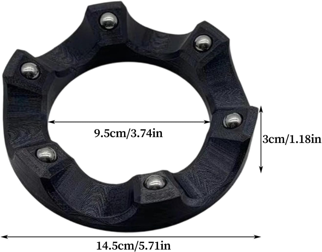 Bowling Ball Spinner, Multi Angle Grip Tool, 3.74x5.71x1.18 Inches 360 Degree Rotating Device with S