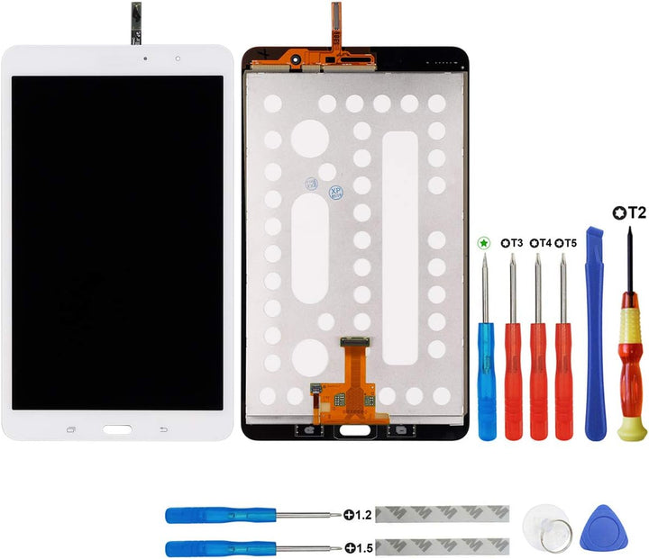 swark LCD Display Compatible with Samsung Galaxy Tab Pro T320 Weiss Touch Screen Digitizer Replaceme