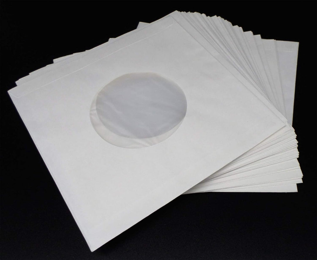 docsmagic.de 100 Polylined Paper Inner Sleeves + Premium Resealable Outer Bags for 12" 33rpm Vinyl R