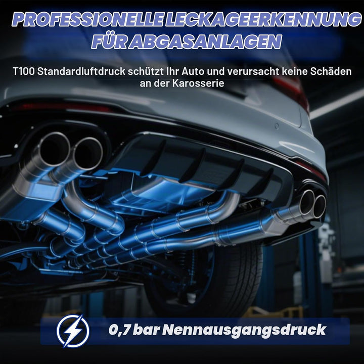 MRCARTOOL Nebelmaschine KFZ Rauchmaschine Lecksuchgerät mit Druckanzeige, EVAP Kraftstofflecks Detek
