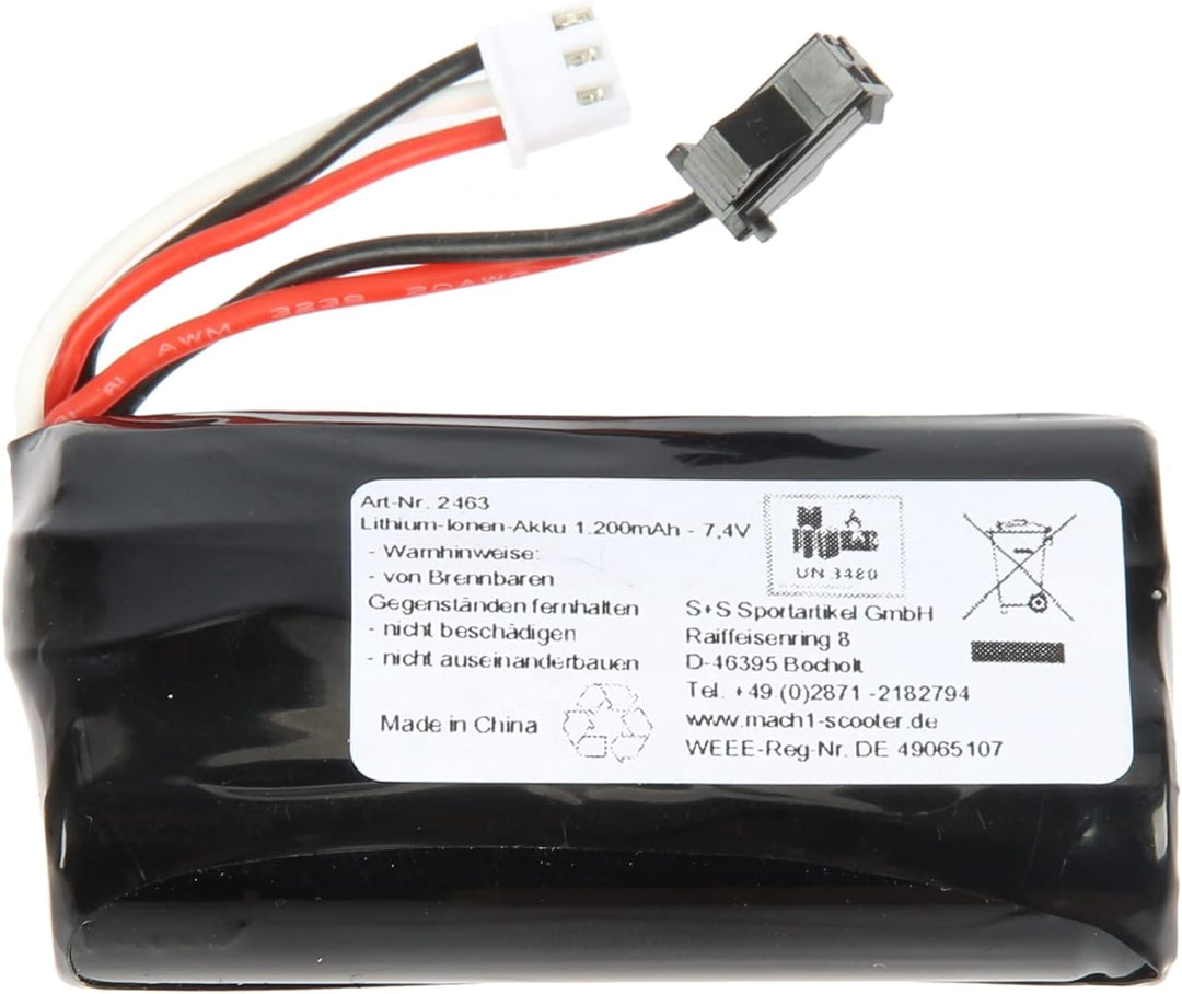 Maximum RC | 7,4 V 1200 mAh LI-ION Akku | RC Monstertruck Thunder | doppelter Fahrspass, Akku