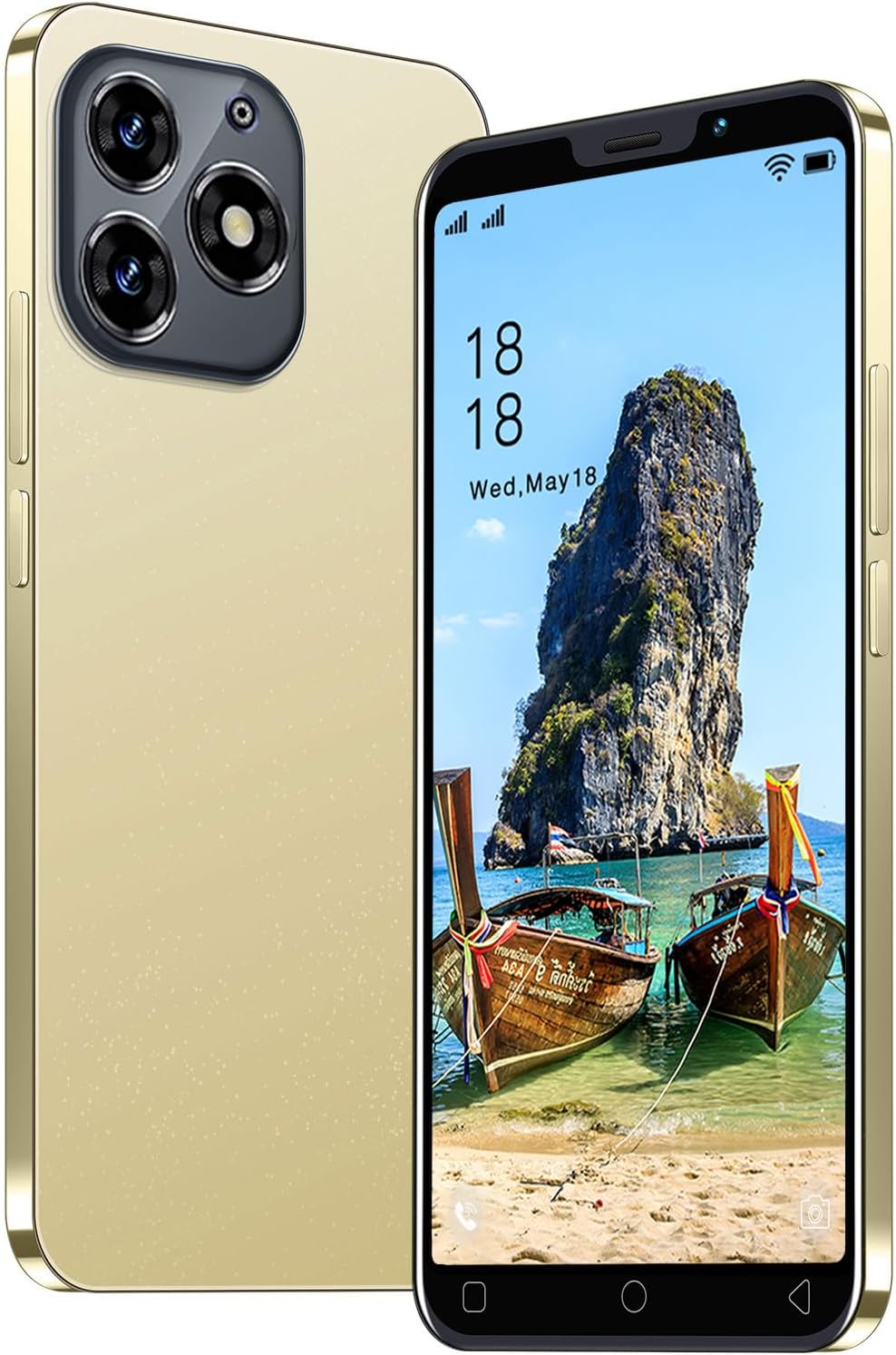 MTGud Günstige Smartphones, 5,0 Zoll IPS Display, 16GB ROM, 128GB, erweiterbar, Android 9.0, Dual-SI