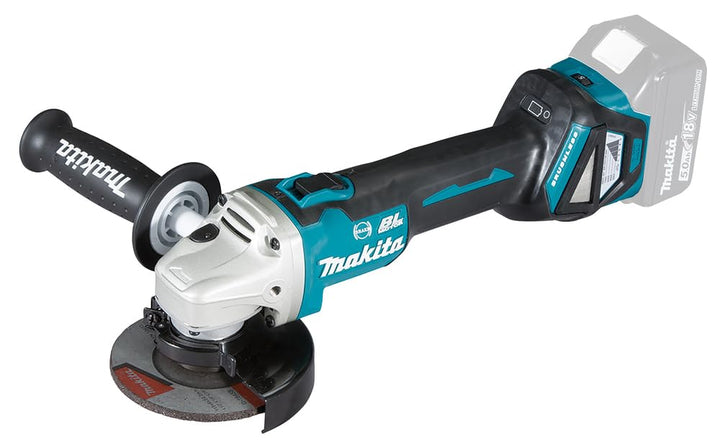 Makita DGA463Z 18 V Li-Ion LXT bürstenloser 115 mm Winkelschleifer – Batterien und Ladegerät nicht i
