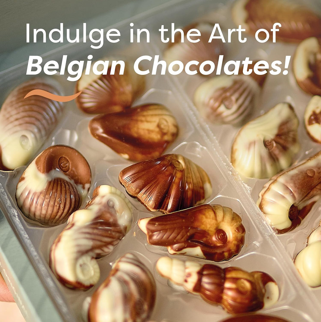 Guylian Meeresfrüchte Pralinen 500g – Original Premium Belgische Pralinen mit Nuss-Nougat Füllung un