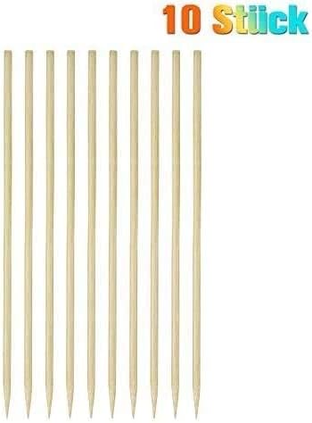 Willingood 100 Deko-Eier Ostern [6 cm, Kunststoff] + 100 Aufhänger für Ostereier + 10 Schaschlik-Spi
