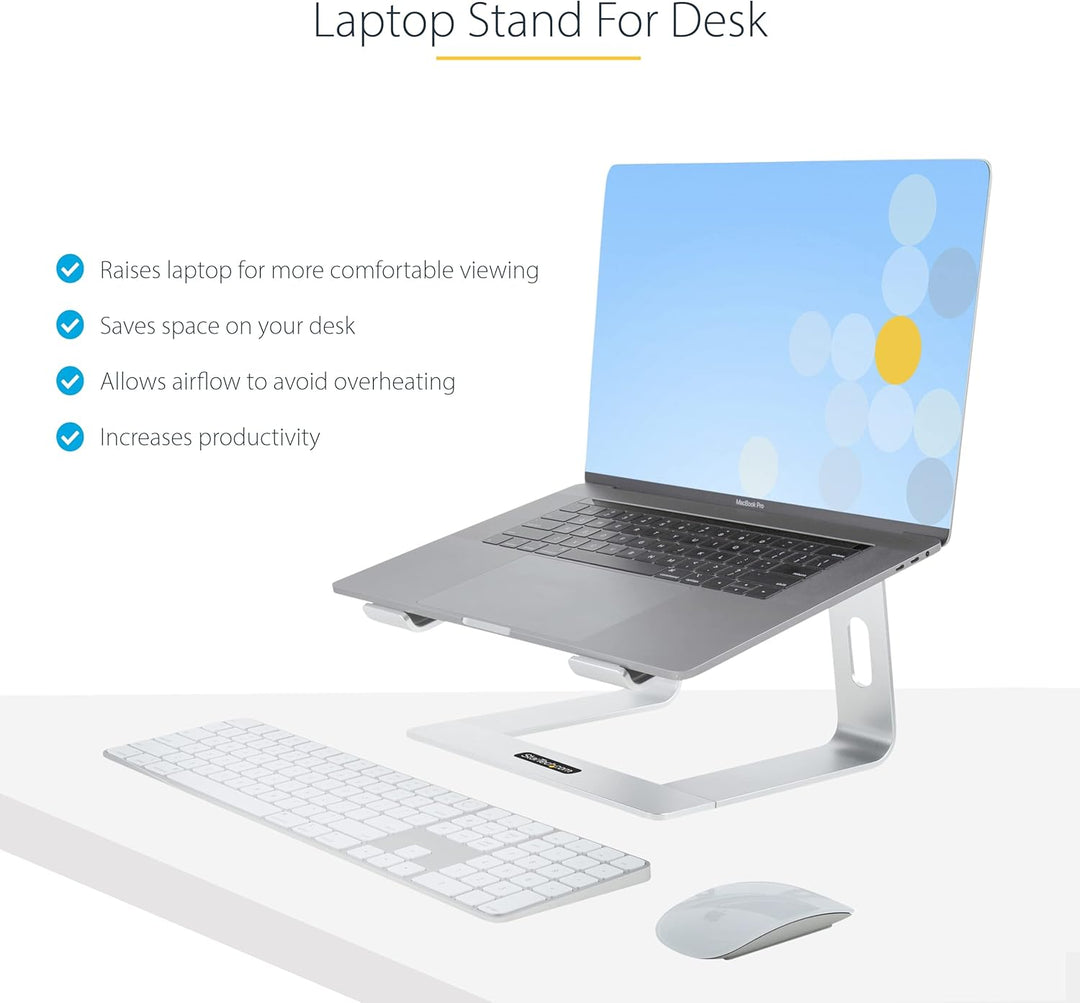 StarTech.com Schreibtisch Laptophalter, Laptophalterung/Laptop ablage/erhöhung bis 5kg Tragkraft, No