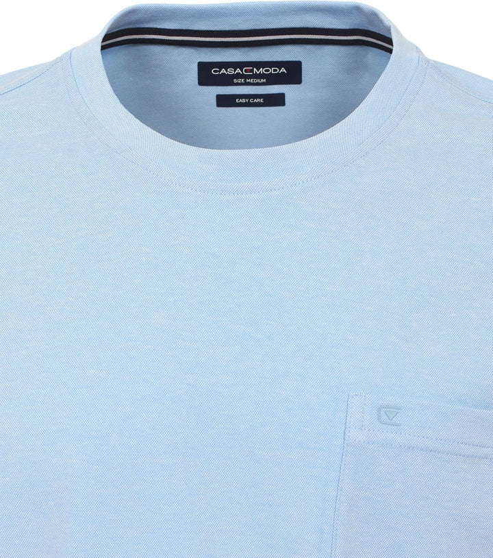 CASAMODA T-Shirt Uni L Hellblau, L Hellblau