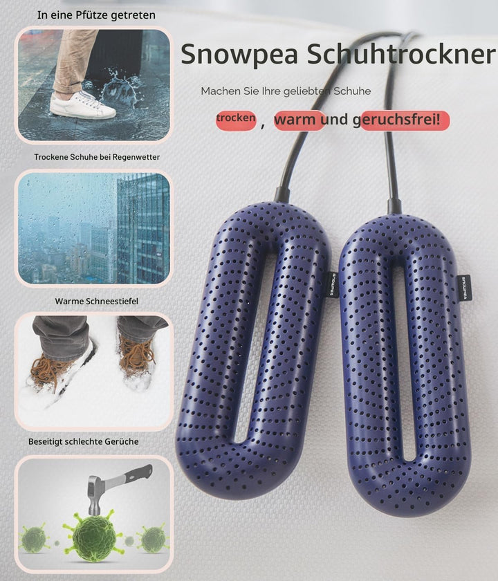 Snowpea Elektrischer Schuhtrockner, elektrischer Skischuhtrockner, Trainertrockner für Schuhe, Arbei