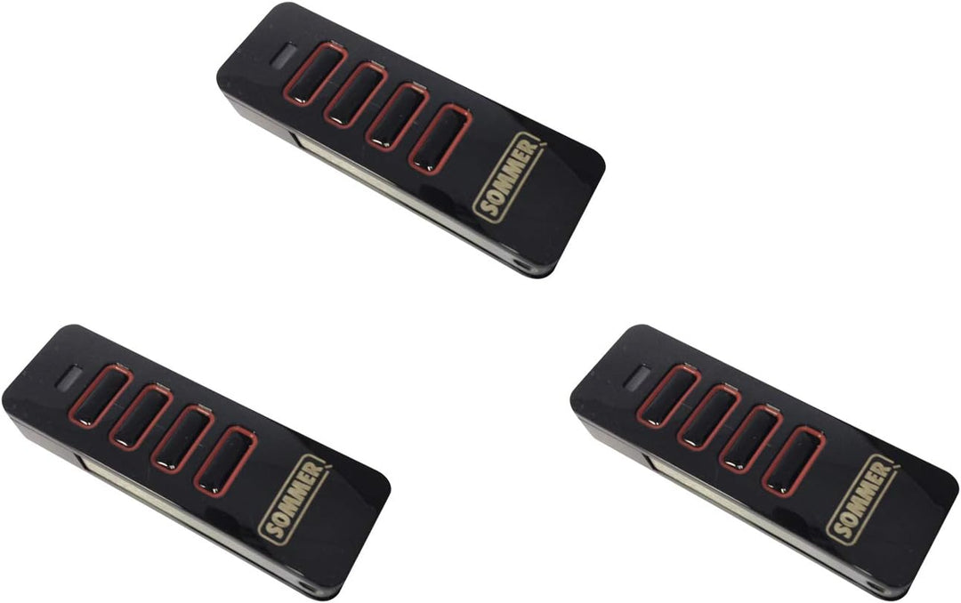 3 x Sommer Handsender Pearl 4018 4018V000 TX55-868-4 Funksender Garagentor Fernbedienung 868,8 Mhz 8