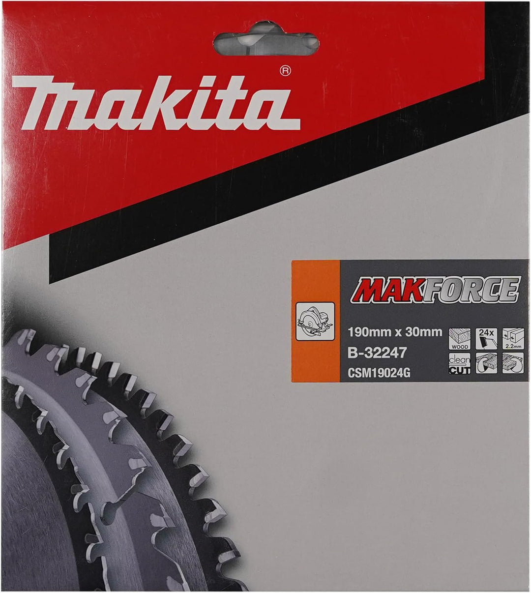 Makita MakForce Saegeblatt, 190 x 30 mm, 24Z, B-32247