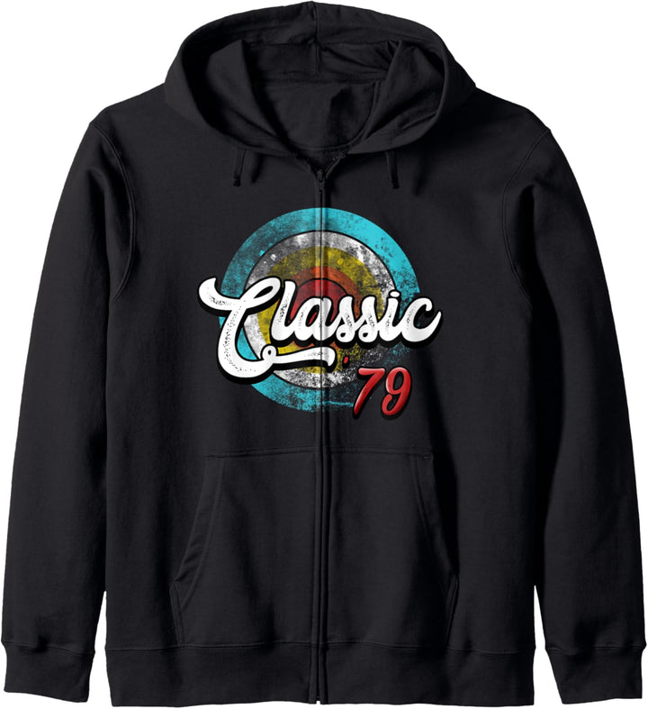 Vintage Retro Geburtstag Meisterwerk Legend Epic Classic 79 Kapuzenjacke