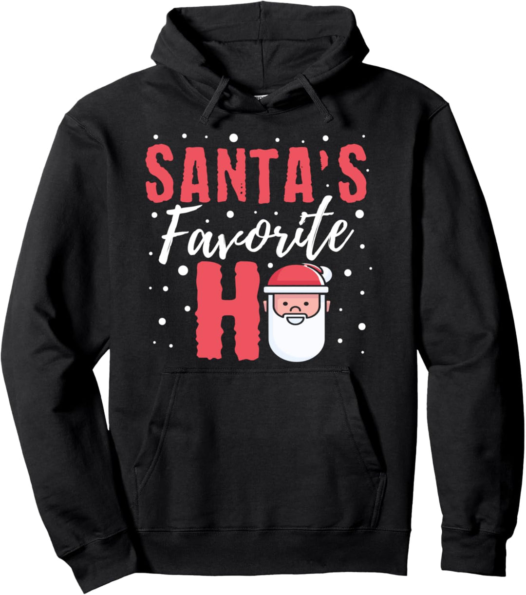 Lustiges Frauen Weihnachtsmann Geschenk - Santas Favorite Ho Pullover Hoodie