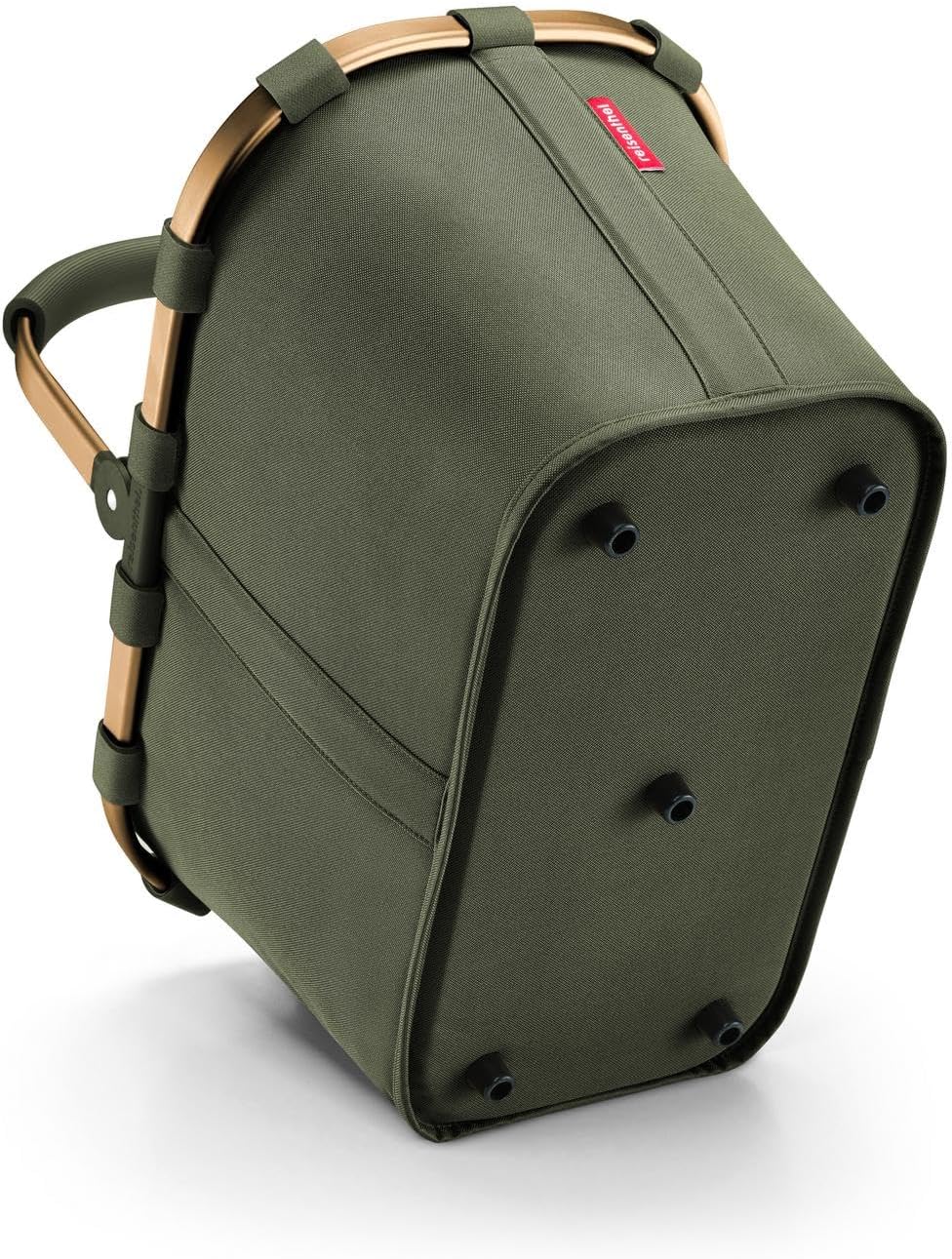 reisenthel carrybag forest gold – Stabiler Einkaufskorb mit viel Stauraum und praktischer Innentasch