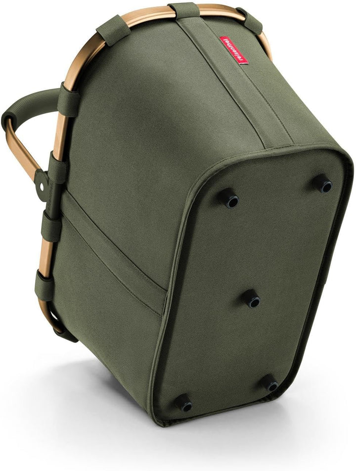 reisenthel carrybag forest gold – Stabiler Einkaufskorb mit viel Stauraum und praktischer Innentasch