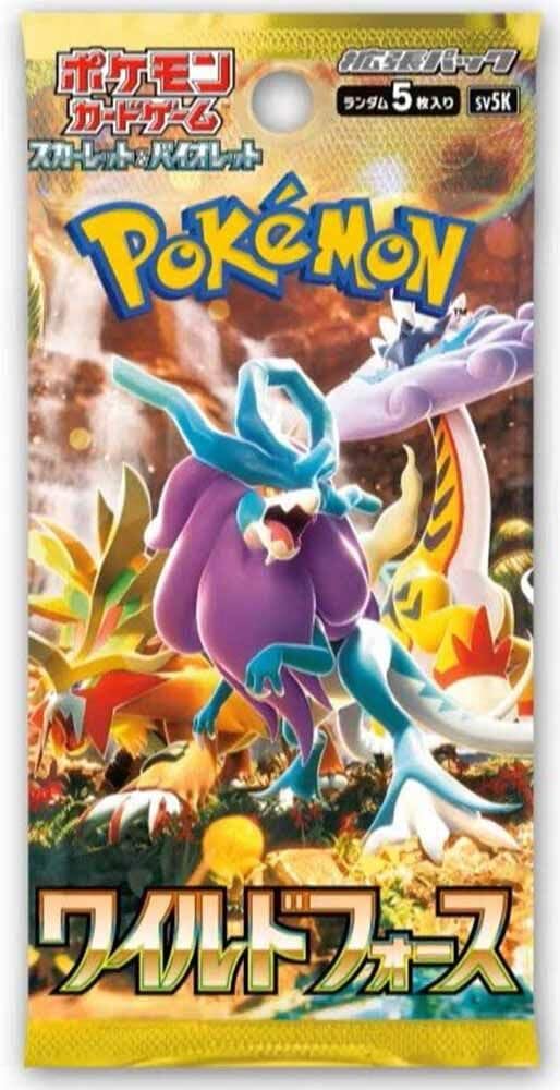 Pokémon Scarlet & Violet Wild Force (sv5K) Booster Display - JPN