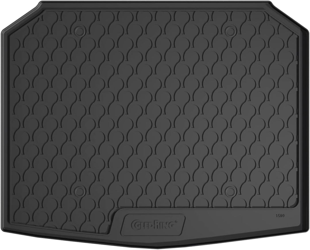 Rubbasol (Gummi) Kofferraumwanne kompatibel mit Skoda Karoq 2WD/4WD 7/2017- (Tiefe variabele Ladebod