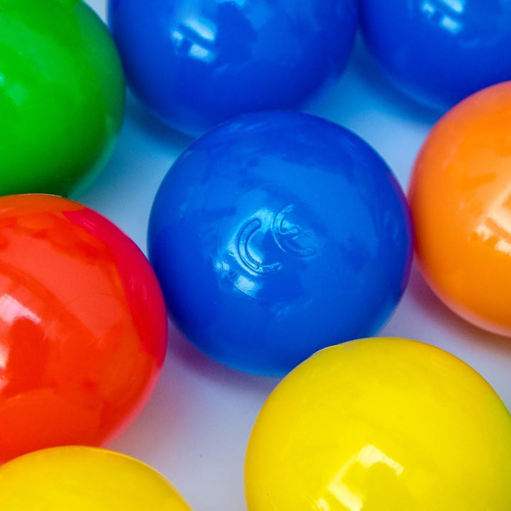 LittleTom 2000 Bunte Bälle für Bällebad 5,5cm Babybälle Plastikbälle Baby Spielbälle, 2000