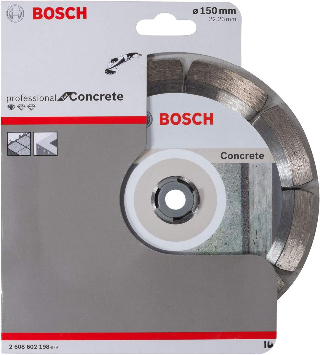 Bosch Professional 1x Diamanttrennscheibe Standard for Concrete (für Beton, Porenbeton, Ø 300 x 22,2
