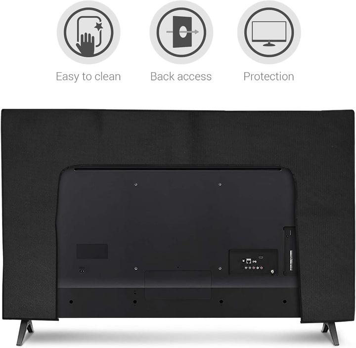 kwmobile 49-50" TV Hülle - Fernseher Bildschirmschutz Abdeckung - TV Bildschirm Staubschutzhülle - S