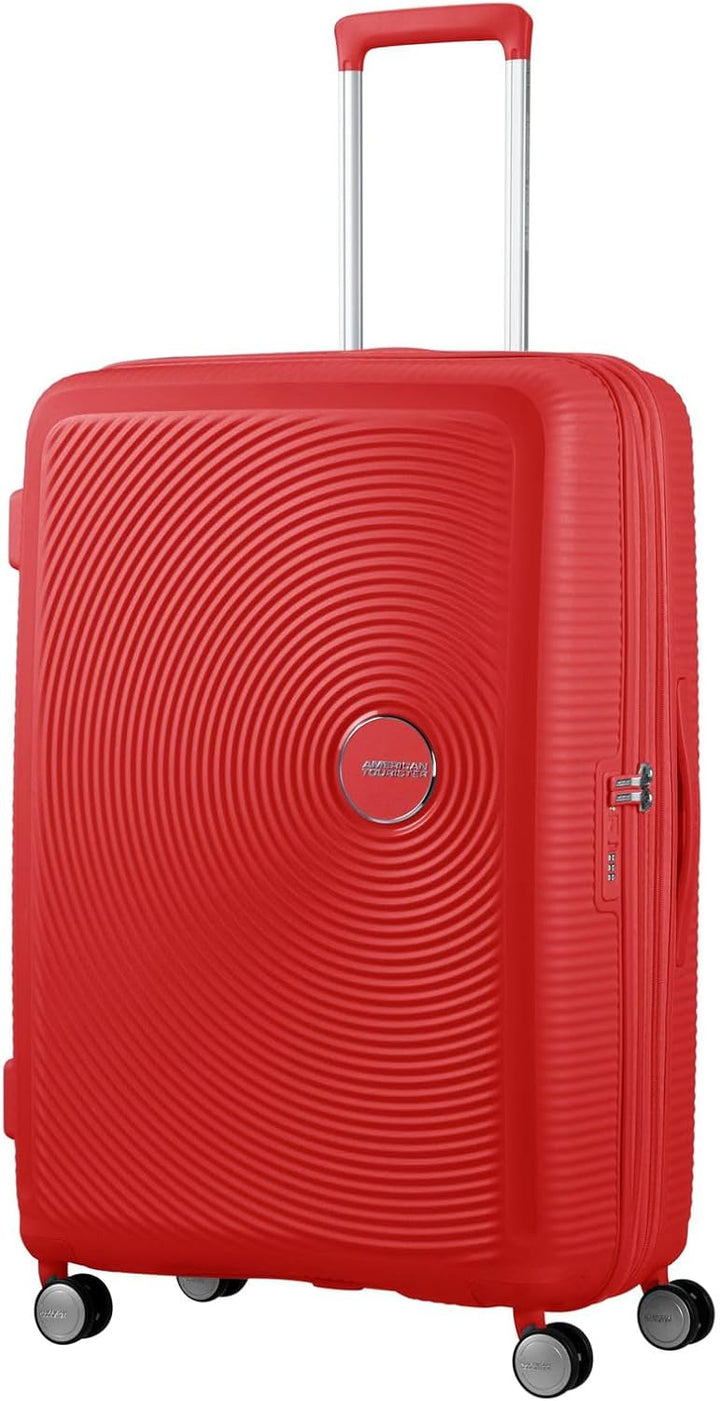 American Tourister Soundbox - Spinner L Erweiterbar Koffer, 77 cm, 110 L, Coral Red Rot (Coral Red)