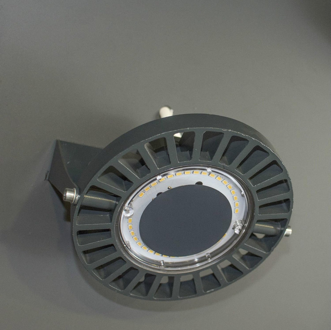 LED Flutlicht Laterne Fluter Lampen Leuchte LED NEU Lampe Beleuchtung IP 65 (Dunkelgrau 111 mm 6W),