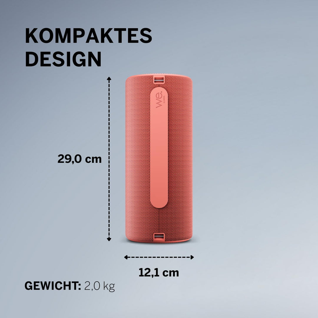 WE. by Loewe. Hear 2 Coral Red Coral Red Hören Sie 2, Coral Red Hören Sie 2