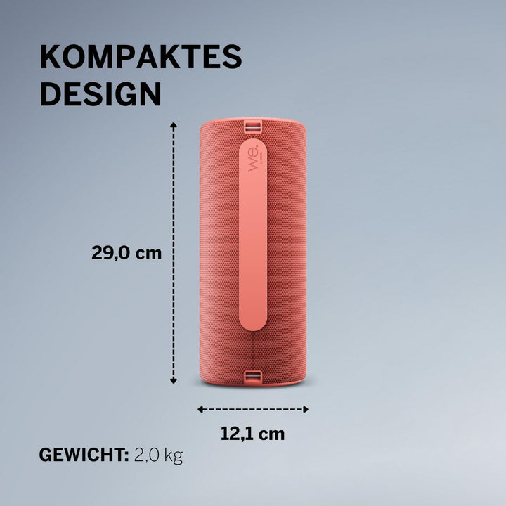 WE. by Loewe. Hear 2 Coral Red Coral Red Hören Sie 2, Coral Red Hören Sie 2