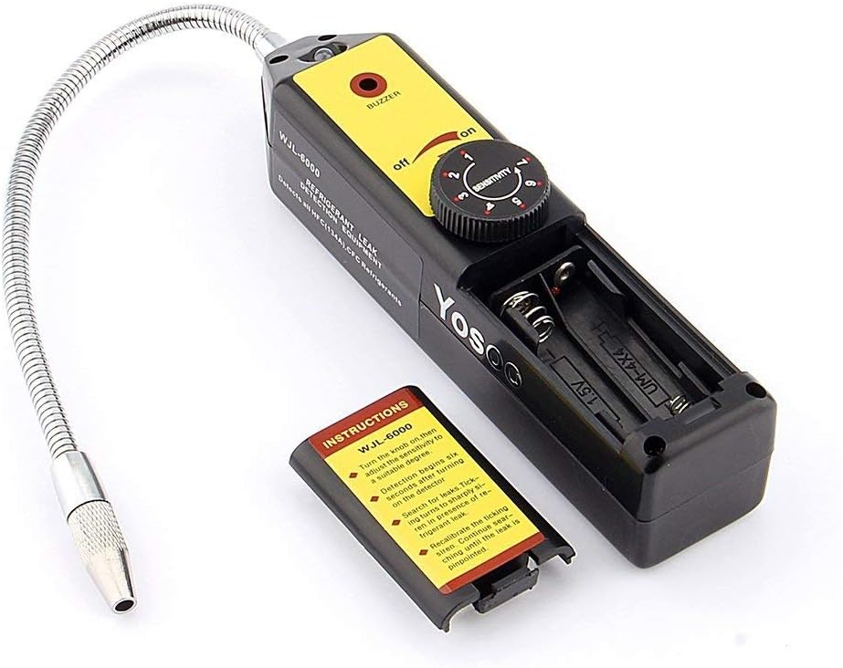 Halogen-Gas-FCKW-HFKW-Kältemittel-Lecksuchgerät R134a R410a R22a HVAC Checker Tragbarer Tester MEHRW