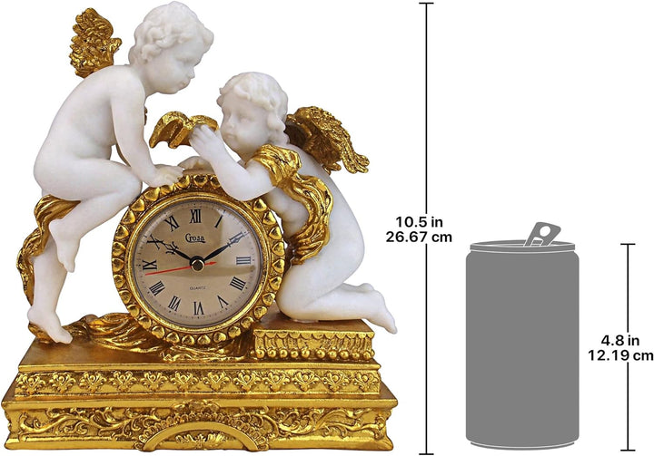 Design Toscano Chateau Carbonne Cherub Pendeluhr, 10 x 24 x 26,5 cm