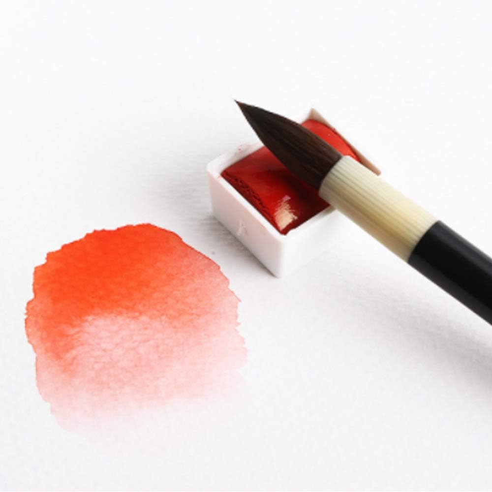Sennelier - Aquarellfarbe - Set mit 24 halben Naepfchen 1 Stück (1er Pack) beige, 1 Stück (1er Pack)