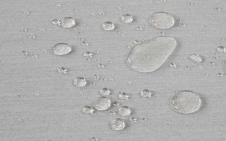 Mendler Ottomane Chesterfield, Sitzhocker Fussablage Hocker, wasserabweisend Stoff/Textil 39x77x47cm