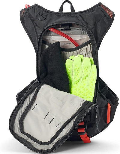 USWE Moto Hydro Hydration Pack - with Water Bladder, a High End, Bounce Free Backpack for Enduro and