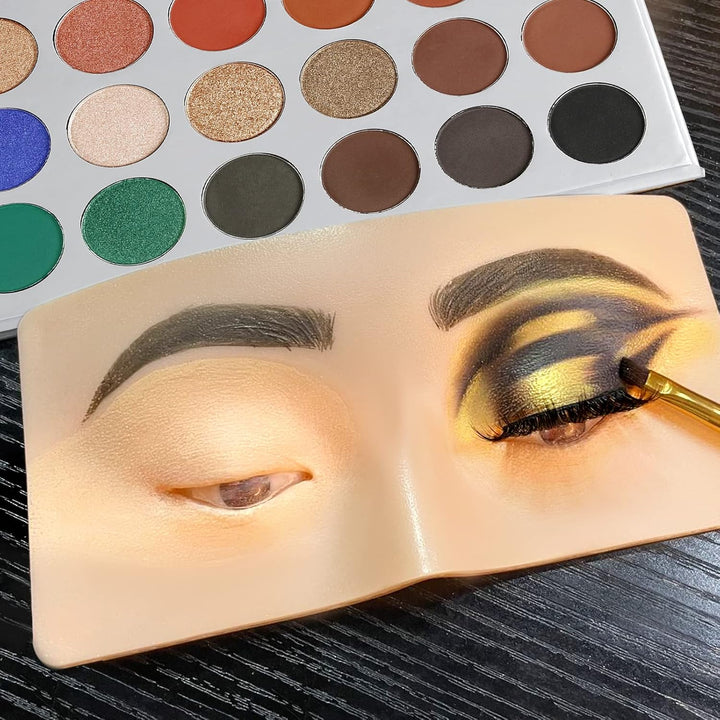 Make-up-Übungsmaske, Gesichtsbrett, Makeup-Training, Silikon-Schaufensterpuppe, Wiederverwendbares R