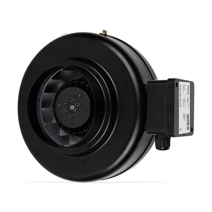 neverest RV-B Rohrventilator 125mm Profi Ventilator Robust Leistungsstark Radiallüfter 230V/220V mit