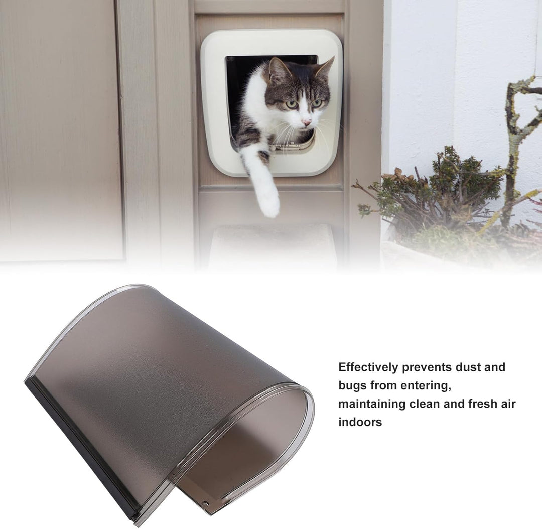 Ersatzklappen für Hundetüren, Transparente Hunde-Kunststoff-Ersatzmagnetleiste, Stilvolle Hunde-/Kat