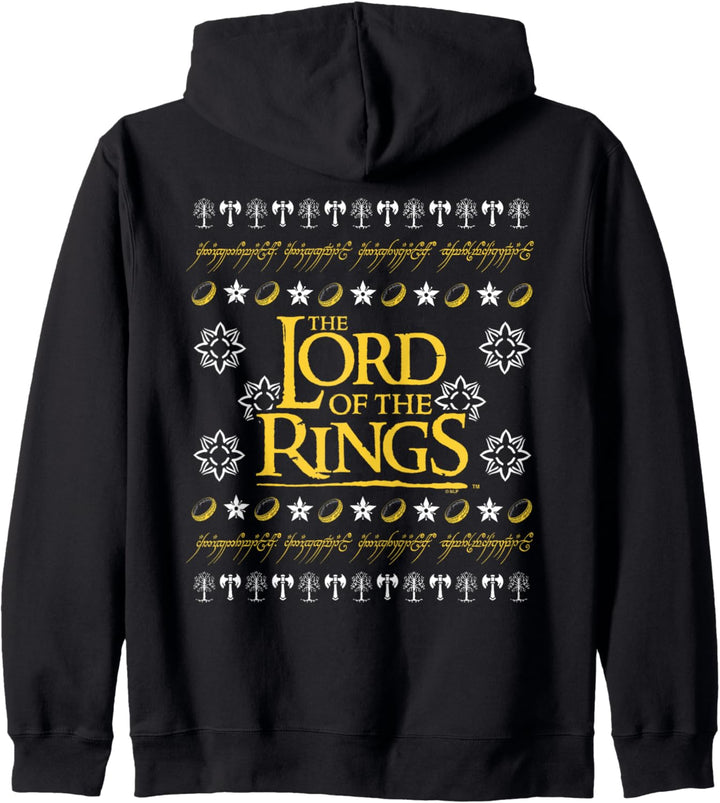 The Lord of the Rings Ugly Christmas Logo Kapuzenjacke