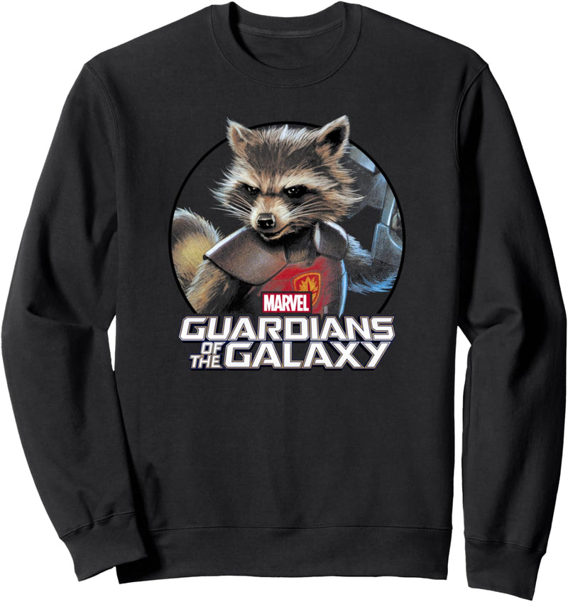 Marvel Rocket Guardians of the Galaxy Circle Sweatshirt