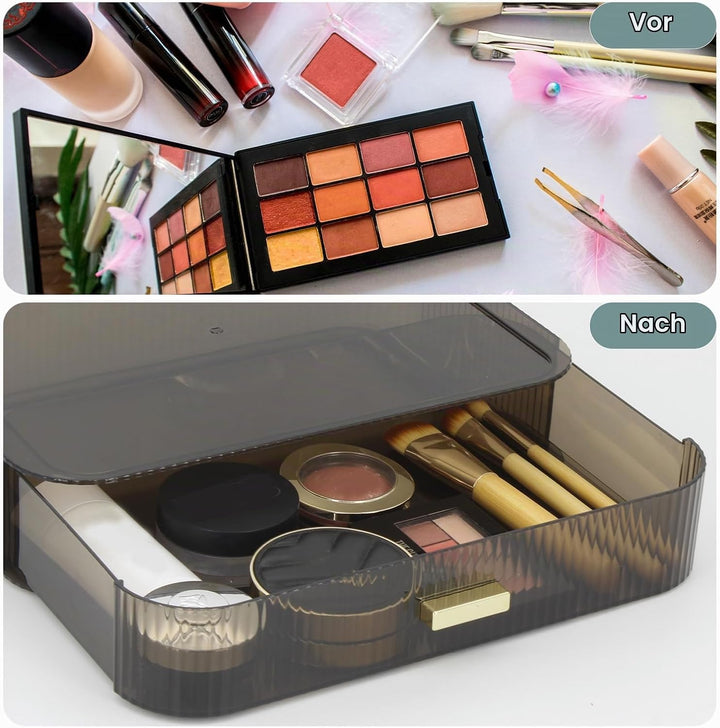 Makeup Organizer Schubladen stapelbar, Badezimmer Eitelkeit Veranstalter und Lagerung, ideal für Kos