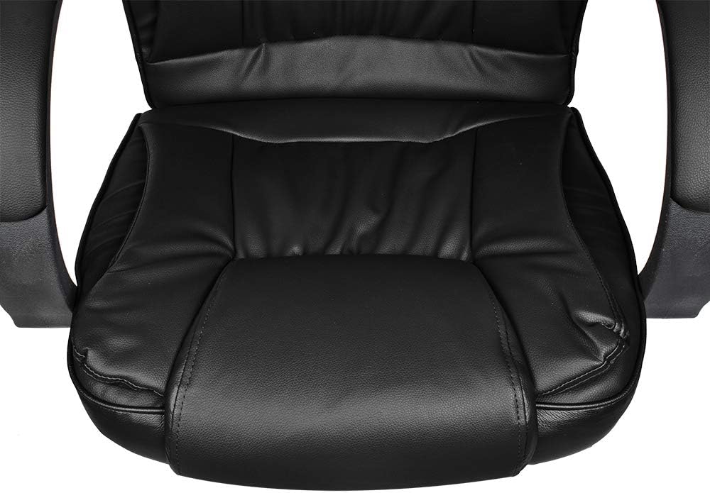 MALATEC Bequeme Bürostuhl Chefsessel Drehstuhl Ergonomischer Schreibtischstuhl mit Kunstlederbezug S