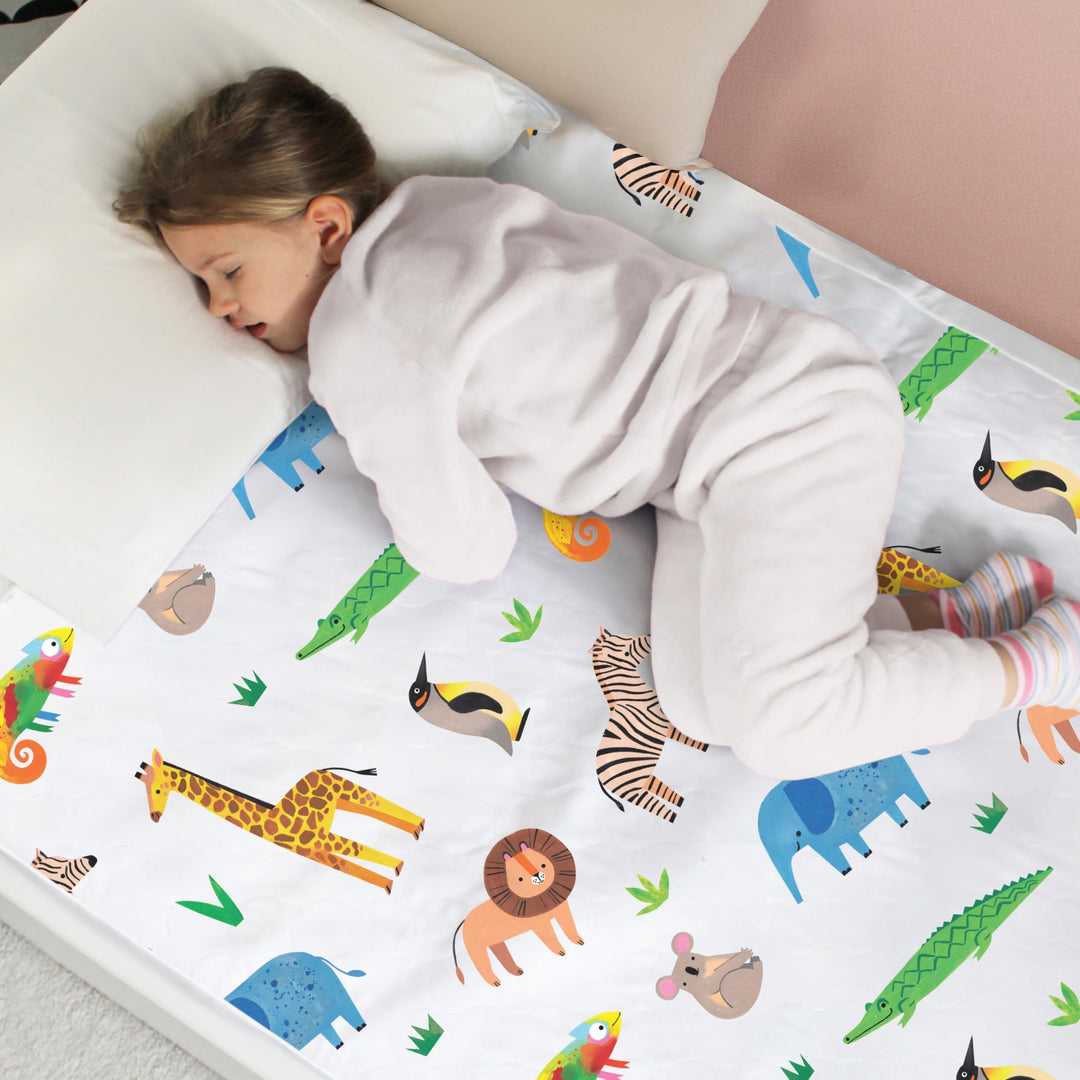Hygge Sheets® Bettunterlage wasserdicht für Kinder | passend für Baby- & Kinderbett bis 90 cm Breite