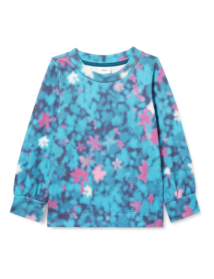 s.Oliver Mädchen Sweatshirts,Langarm 104 Blau, 104 Blau