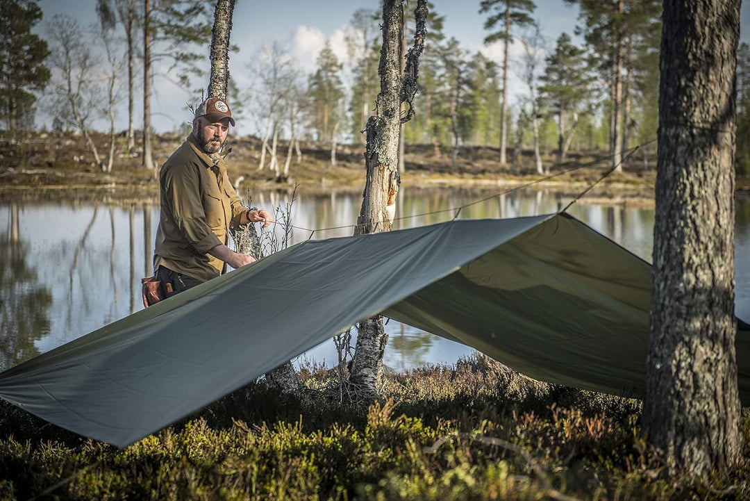 Helikon-Tex Supertarp -Polyester Ripstop- Olive Green Olivgrün, Olivgrün