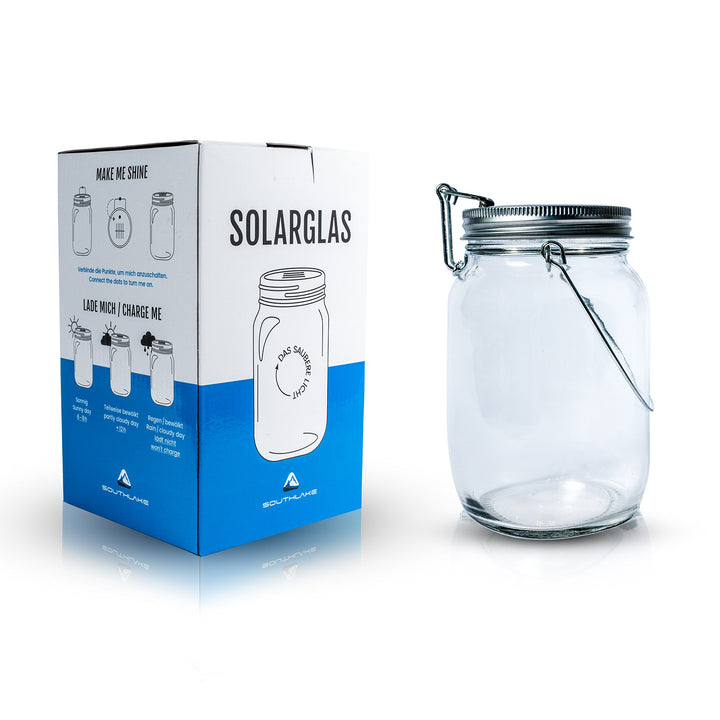 Das saubere Licht – Solarglas von Southlake welches als Solarlampe/Laterne/Solar Sun Jar/Garten-lamp