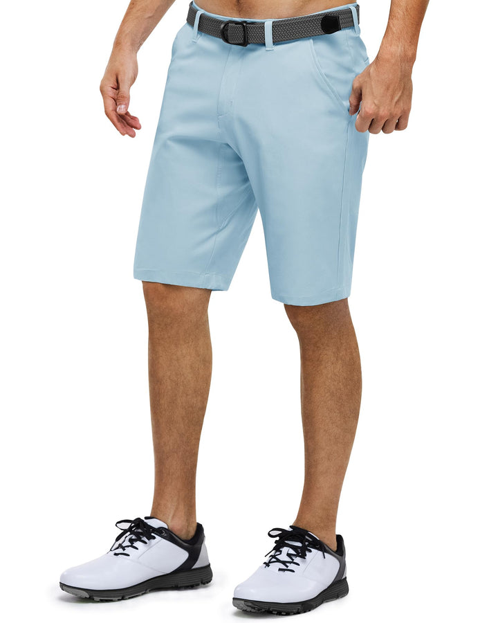 33,000ft Herren Golf Shorts Stretch Kurze Golfhosen Leichte Schnelltrocknende 11" Bermuda Shorts Kur